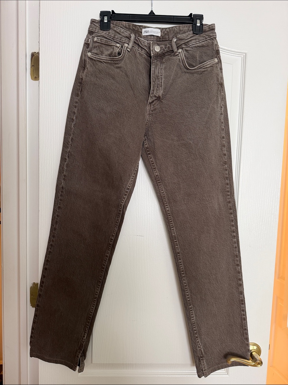 Zara Women’s Brown Straight Jeans